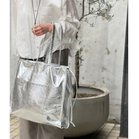 【blancle】M.LEATHER SQUEEZE BIG TOTE bc-1251