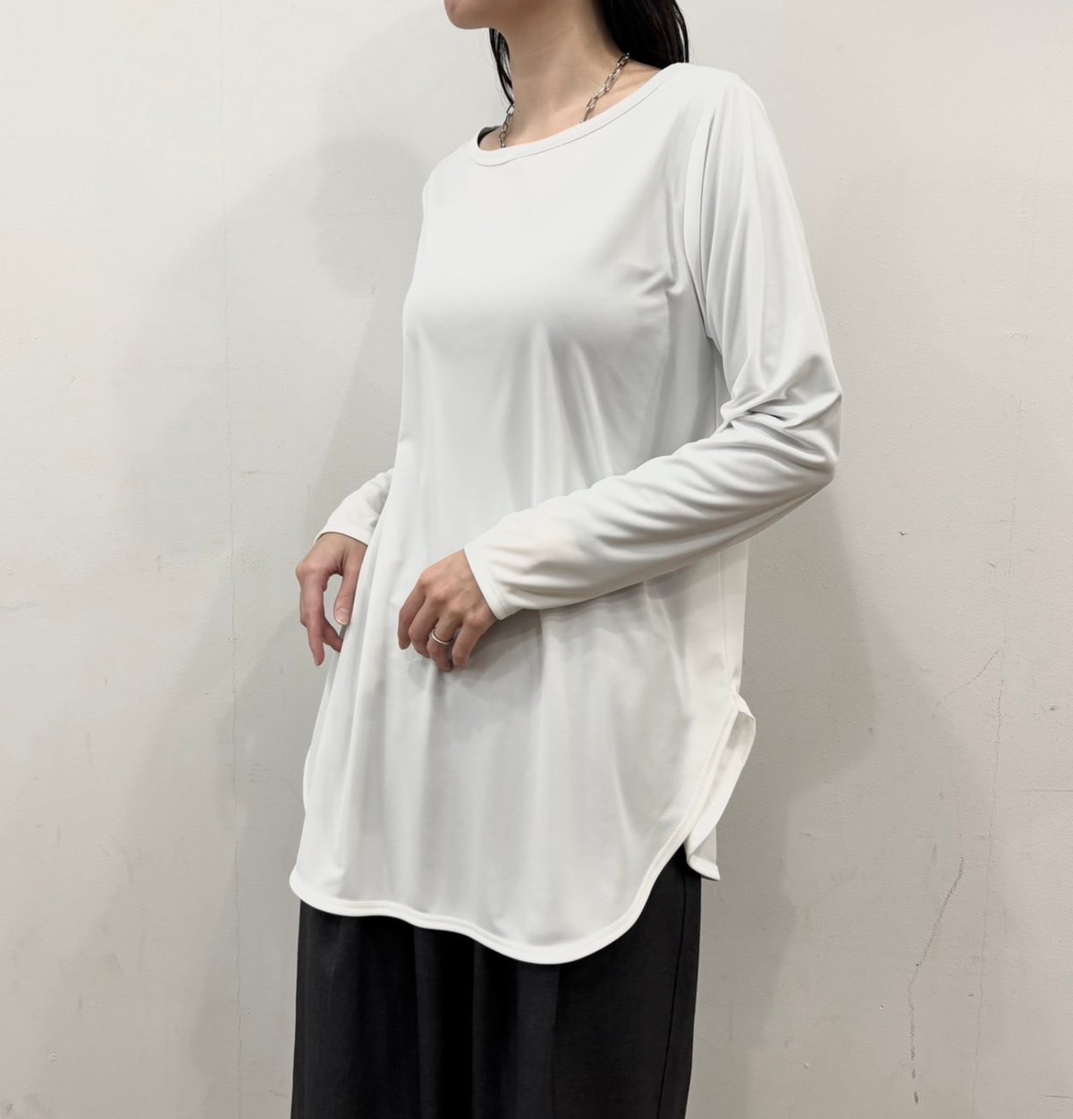 siro de labonte】round long pullover | selectsh