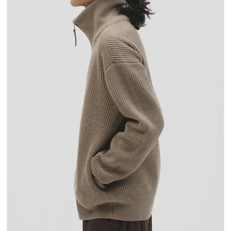 【TODAYFUL】Zipup Knit Cardigan　※納期12月上旬～1月上旬