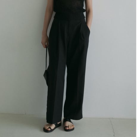 【anuke】Tuck Loose Pants　※納期4月上旬〜5月上旬