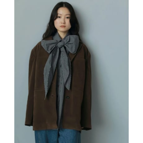 【anuke】Volume Ribbon Shirts※11月上～12月上