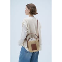 【Boutique Ordinary】Leather Combo Basket Pouch