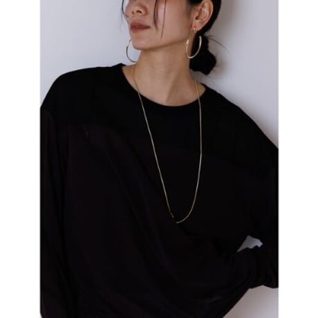 【CHIGNON】ｽﾈｰｸﾁｪｰﾝﾏﾙﾁﾈｯｸﾚｽ