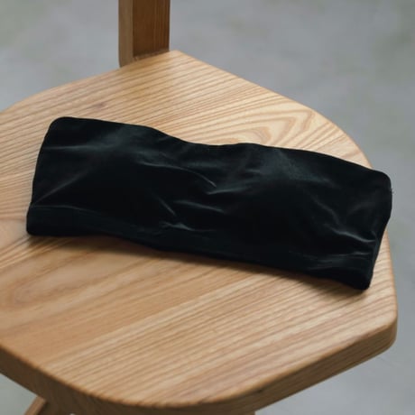 【anuke】Velour Tube Top　※納期3月中旬〜4月中旬