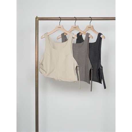 【YENN】WOOL BUSTIER PO