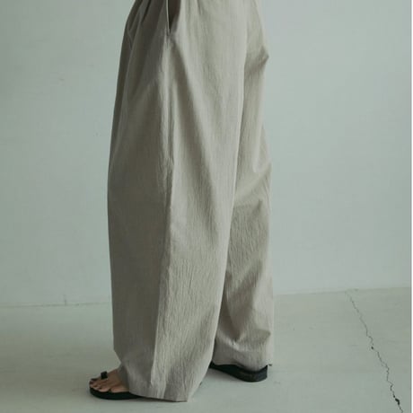 【anuke】Check Tuck Pants