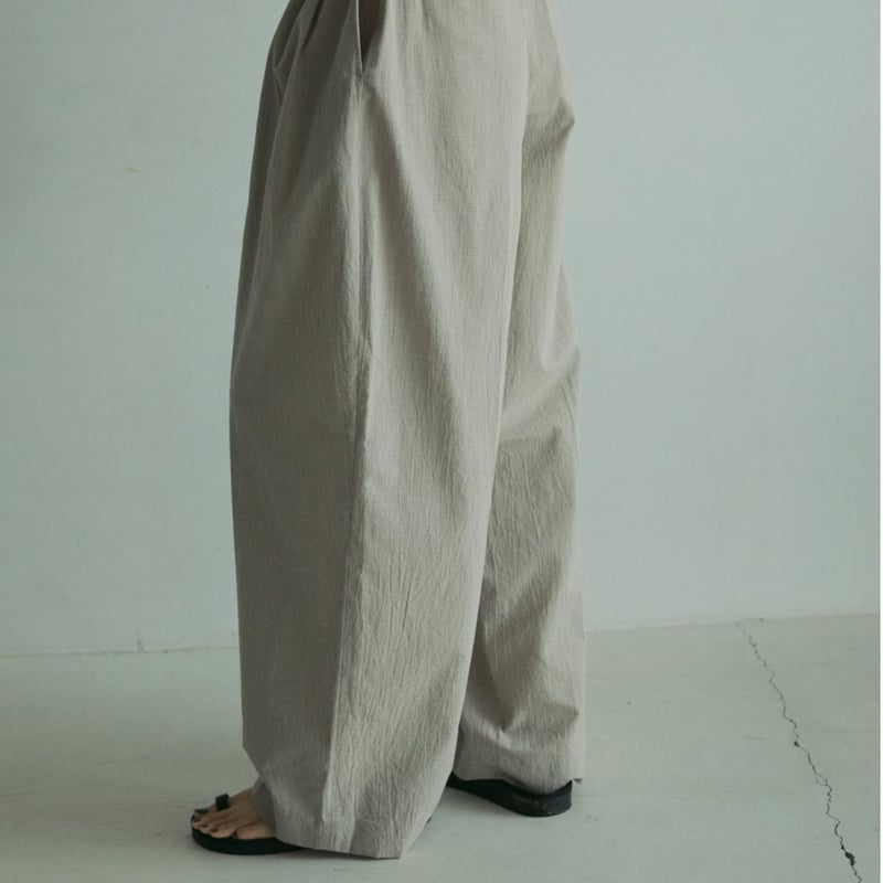 anuke】Check Tuck Pants | selectshop kusukusu