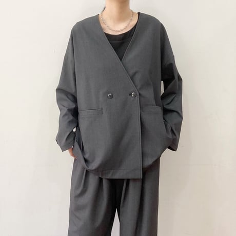 siro de labonte 2025 SS デザインパンツ ブラック siro de labonte