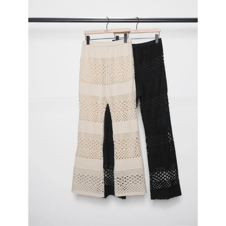 【YENN】KNIT LACE PANTS