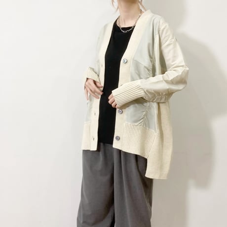 【 siro de labonte 】docking MA-1 cardigan