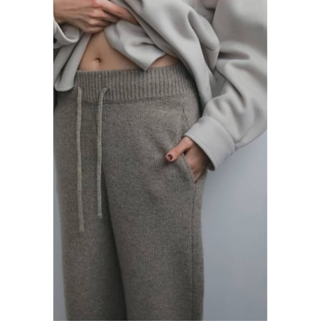 【anuke】Knit Cocoon Pants
