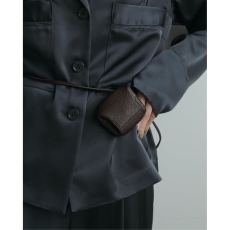 【anuke】Ecoleather Waist Pouch※9月中～10月中