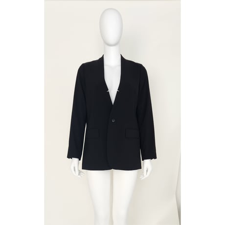 【Boutique Ordinary】Notched Collar-less Jacket