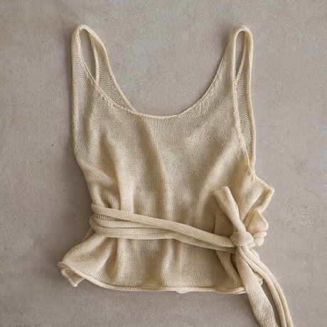 【anuke】Wrapcami Layered Knit　※納期7月上旬～8月上旬