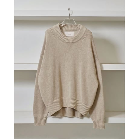 【TODAYFUL】Roundhem Linen Knit　※納期1月下旬〜2月下旬