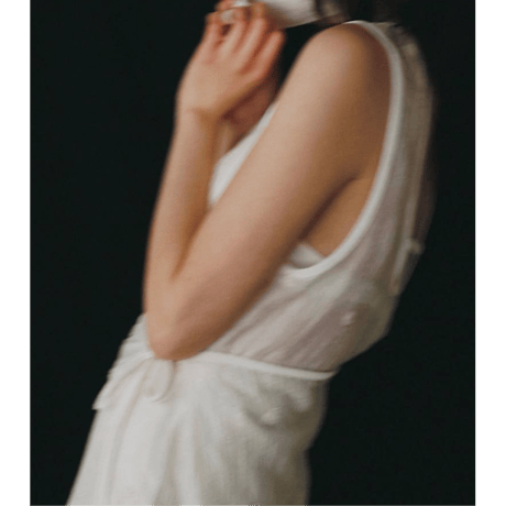 【anuke】Embroidery Sleeveless Onepiece　※納期8月中旬～9月中旬