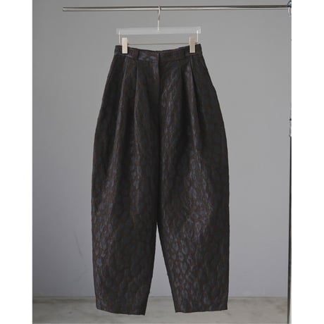 【anuke】Leopard Jacquard Pants※9月中～10月中