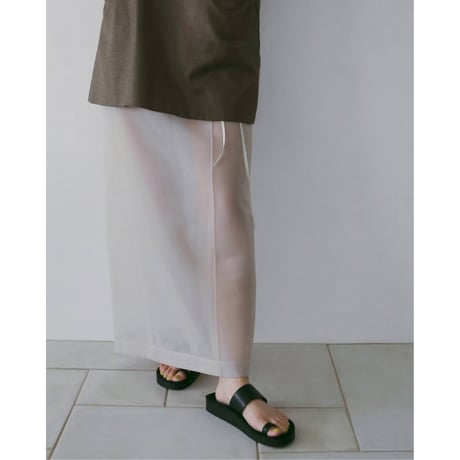 【anuke】Sheer Knit Skirt　※納期3月上旬～4月上旬