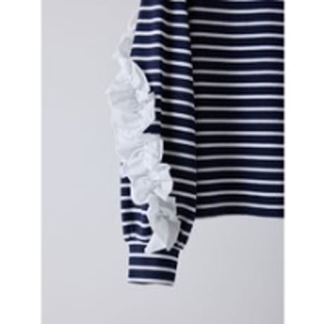 【Mewl】ﾎﾞｰﾀﾞｰﾌﾘﾙｽﾘｰﾌﾞTOPS