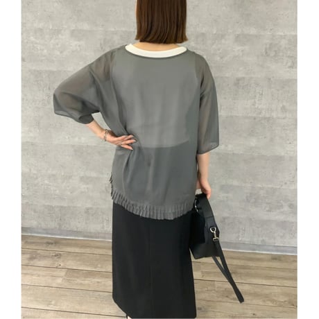 【Anna Kerry】Tシャツ付きブラウス