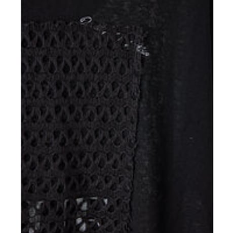 【YENN】LACE FRAME LOGO TEE