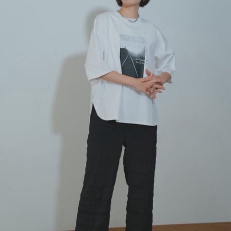 【RILATO】フォト箔ロゴプリント高機能Tシャツ