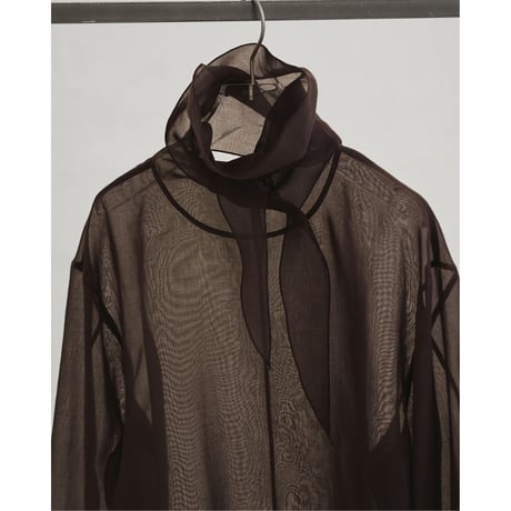 【TODAYFUL】Sheer Tie Blouse　※納期4月中旬〜5月中旬