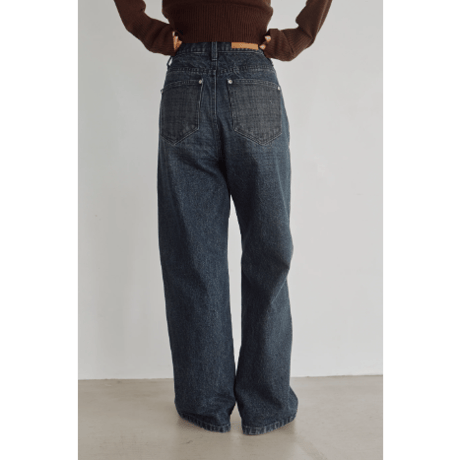 【Hella】Shadow Check Denim　※納期8月中旬～9月中旬