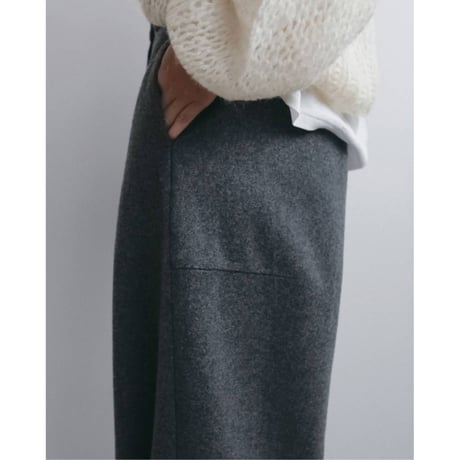 【anuke】Wool Cocoon Pants
