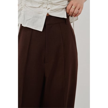 【Hella】pintuck wide pants　※納期3月中旬〜4月中旬