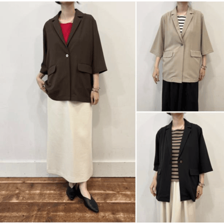 【siro de labonte】half sleeve jacket