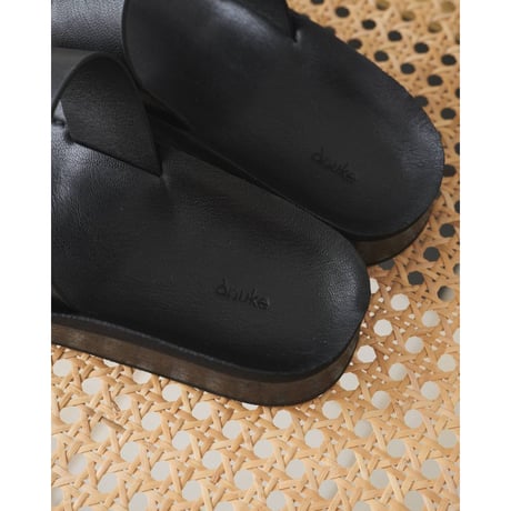 【anuke】Ecoleather Belt Sandals　※納期4月下旬～5月下旬
