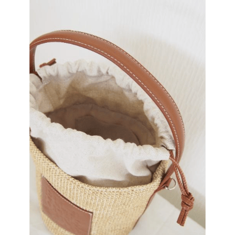 【Boutique Ordinary】Leather Combo Basket Pouch