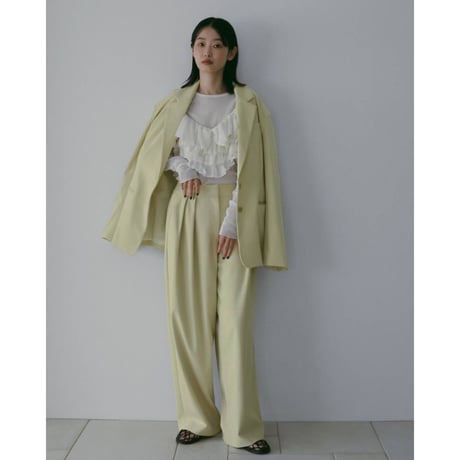 【anuke】Doubletuck Wide Pants