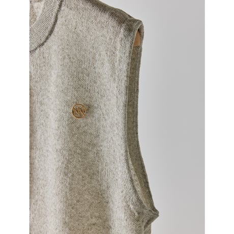 【YENN】LINEN SHEER VEST