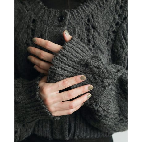 【anuke】Cable Knit Cardigan   ＊