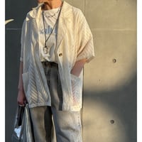 再販✨【NOMINE】リネンライク半袖ジャケット2