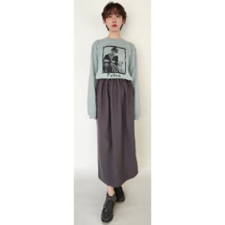 【Boutique Ordinary】Tuck & Gather Mid-Calf Skirt
