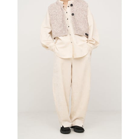 【YENN】 MOLE TWILL CURVE PT