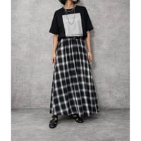 【siro de labonte】tuck flare skirt