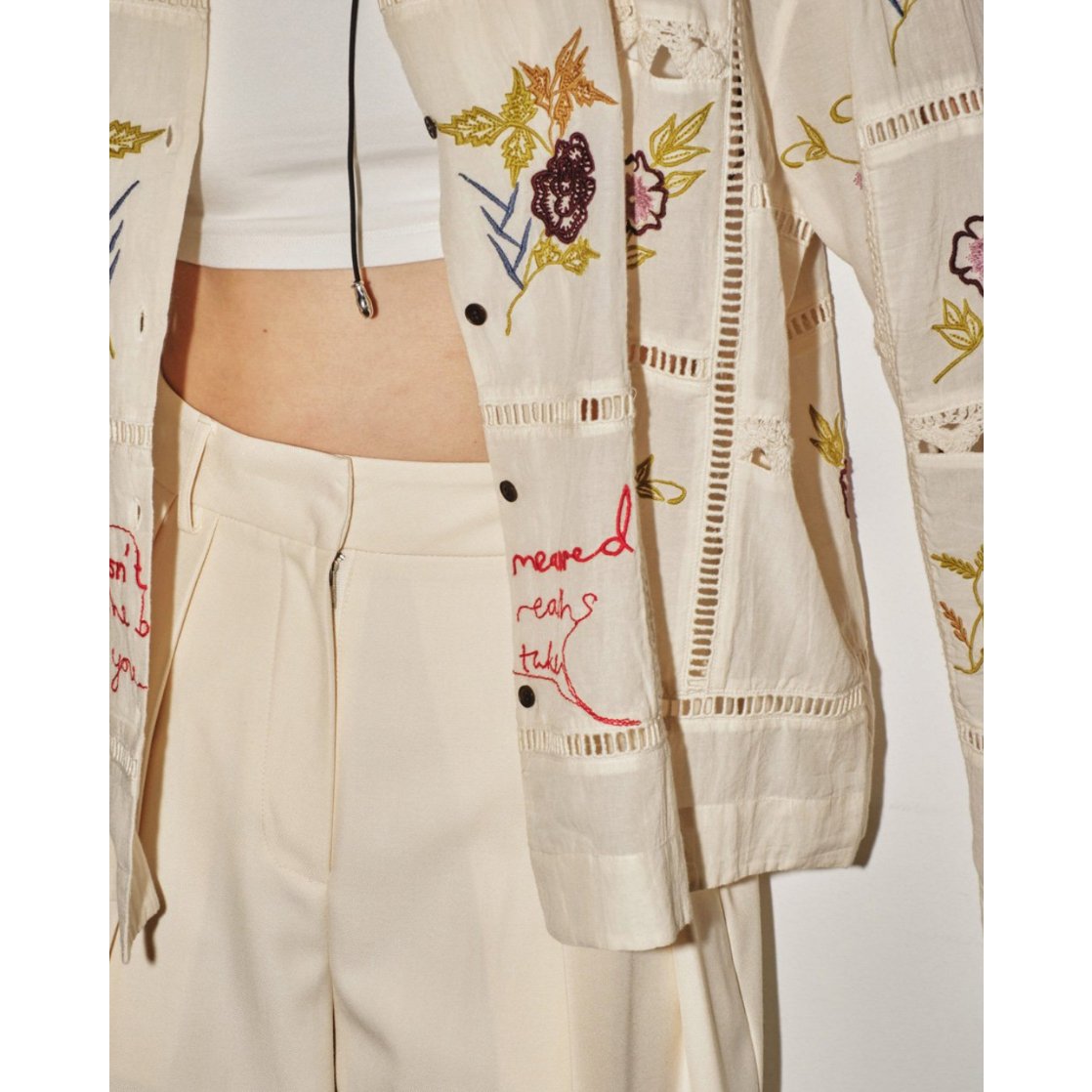 TODAYFUL】Embroidery Patchwork Shirts | selects TODAYFUL】Embroidery Patchwork Shirts | selects