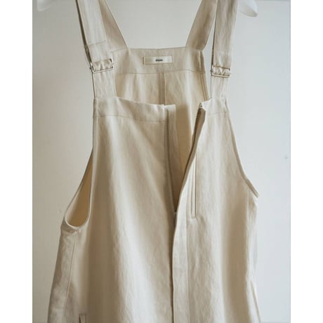 【anuke】Cotton Wide Salopette　※納期8月中旬～9月中旬