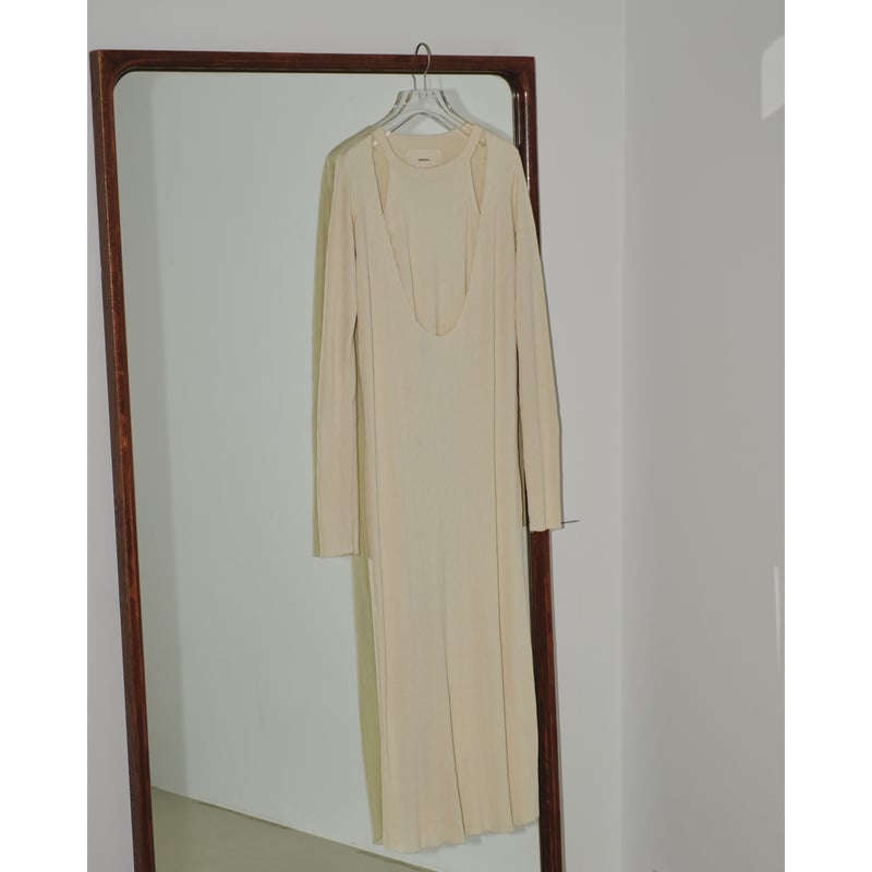 TODAYFUL】Layered Rib Dress | selectshop kusukusu 