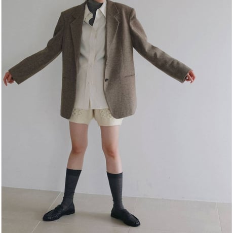 【anuke】Cachecoeur Cotton Shirts　※納期8月下旬～9月下旬