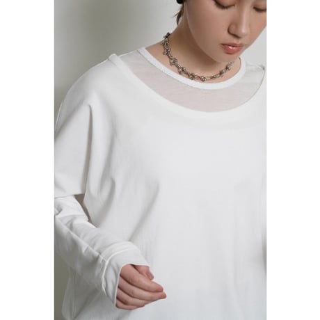 【CYAN TOKYO】レイヤーネックドルマンTOPS