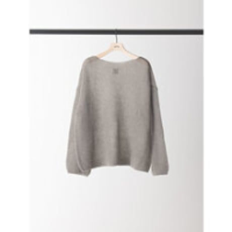 【YENN】SHEER MOHAIR KNIT PO　※納期：9月中旬〜10月中旬