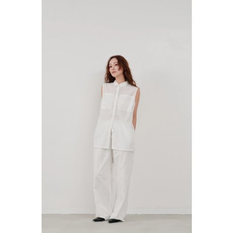 【Hella】embroidery pocket shirt　※納期5月中旬〜6月中旬