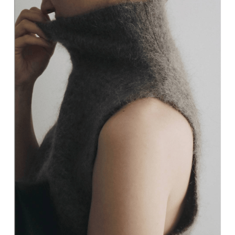 【anuke】Sleeveless Mohair Knit　※納期9月上旬～10月上旬