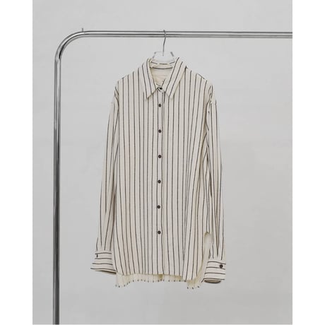 【TODAYFUL】Jacquard Stripe Shirts　※納期11月中旬～12月中旬