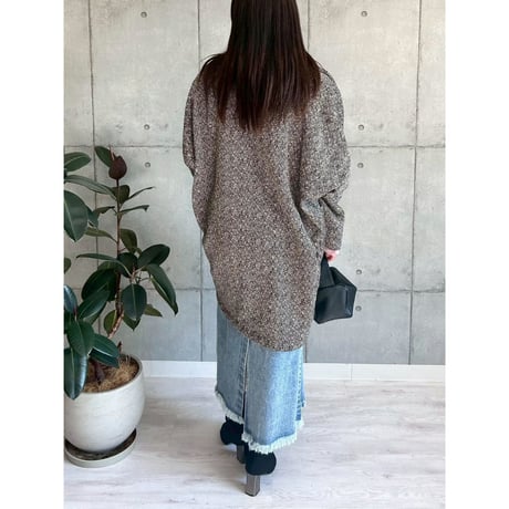 【ROSIEE】軽量裏起毛コクーンコート